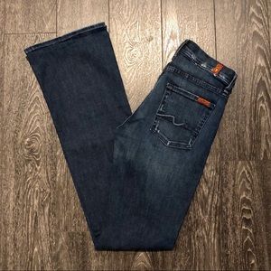 7 For All Mankind High Waist Bootcut Jeans, 27